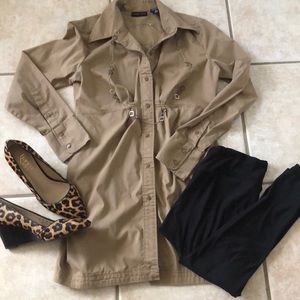 New York and Co Button Down Tunic